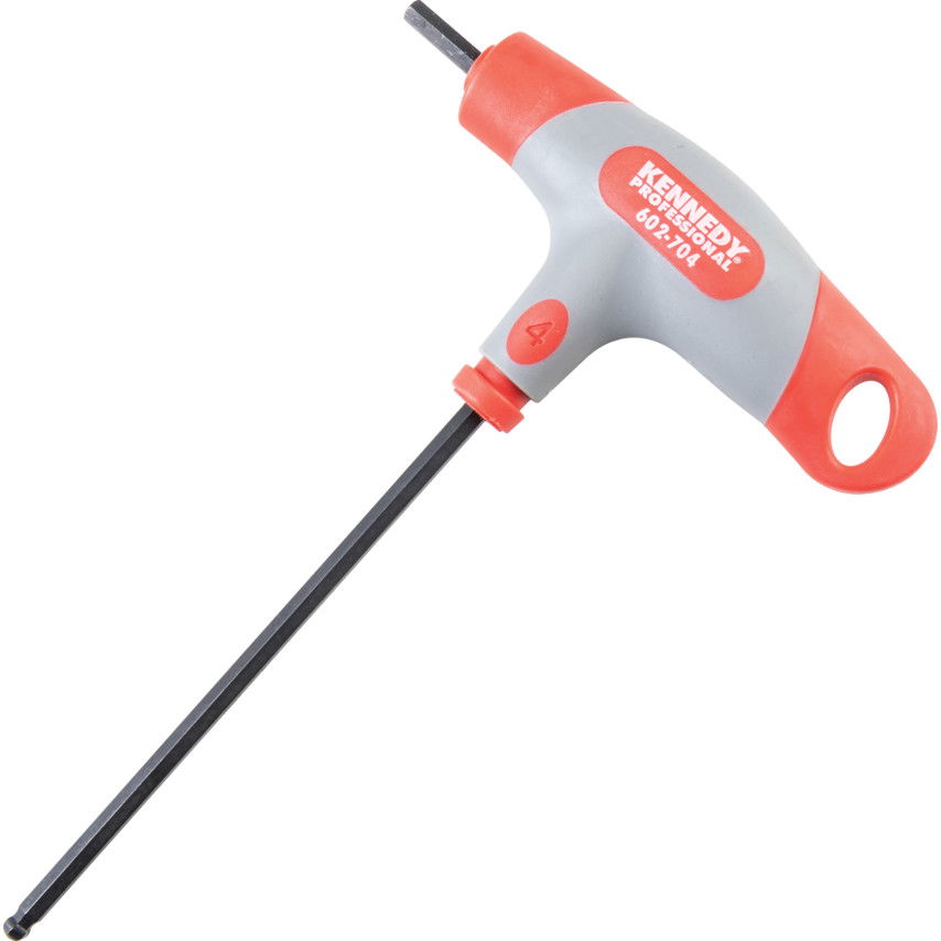 Kennedy Pro 4.0MM T-NYELŰ GÖMBVÉGŰ HATSZÖGKULCS termék fő termékképe