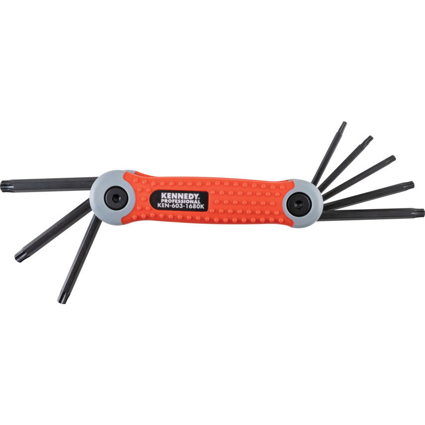 Kennedy TORX KULCS KÉSZLET PRO-TORQ ZSEBKÉS TÍPUSÚ T9-T40 (8 DB-OS) termék fő termékképe