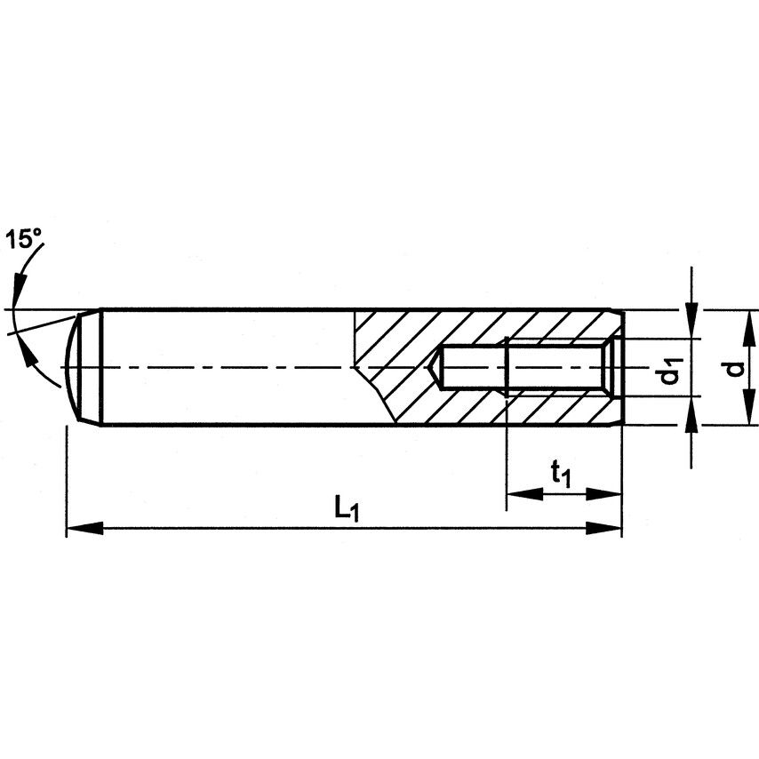 Qualfast 5X28MM PÁRHUZAMOS CSAPSZEG, METRIKUS - ACÉL termék fő termékképe