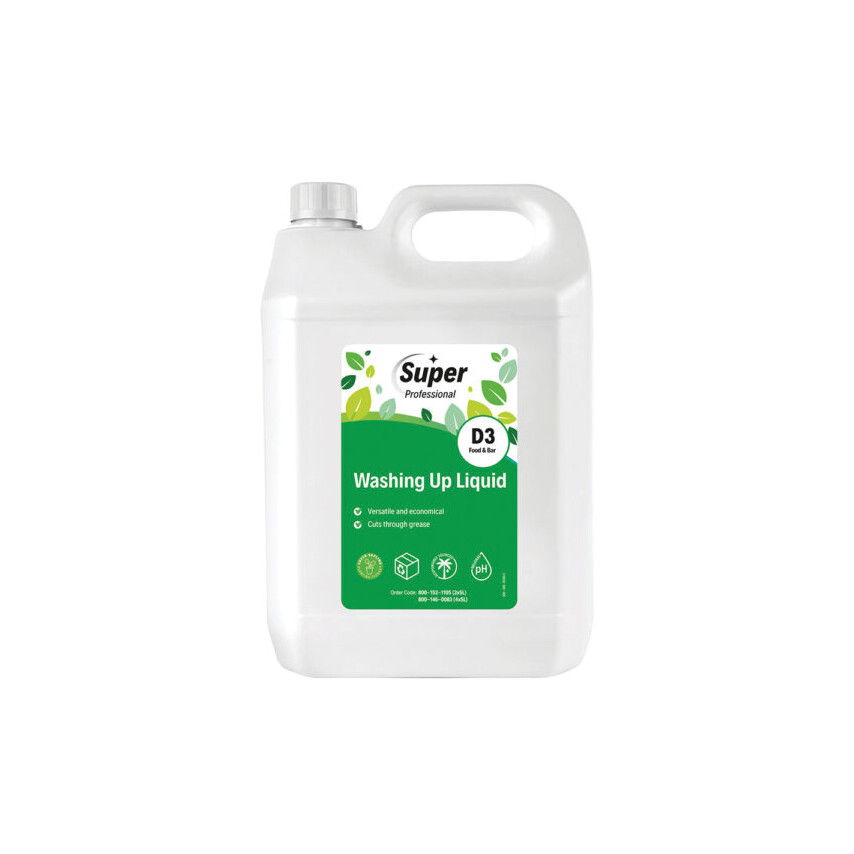 Super Professional CITRUS GREEN HAND DISH WASHINGDETERGENT D3 (5 LTR) termék fő termékképe