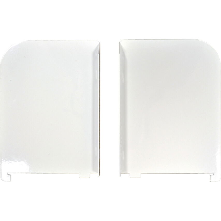 Matlock 200mm WHITE R/H SHELF ENDSTWINSLOT SHELVING termék fő termékképe