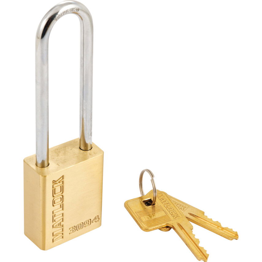 Matlock 38X75MM BIZTONSÁGI SÁRGARÉZ LAKAT termék fő termékképe