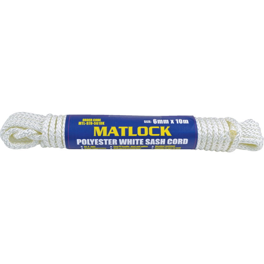 Matlock NO.4 6MM 8 SZÁLAS POLIÉSZTER KÖTÉL 100 M-ES TEKERCS termék fő termékképe