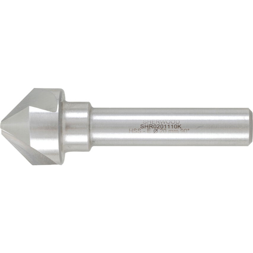Sherwood 20MMX90°-OS KÚPSÜLLYESZTŐ HSS-CO HENGERES SZÁRÚ, 3 ÉLŰ termék fő termékképe