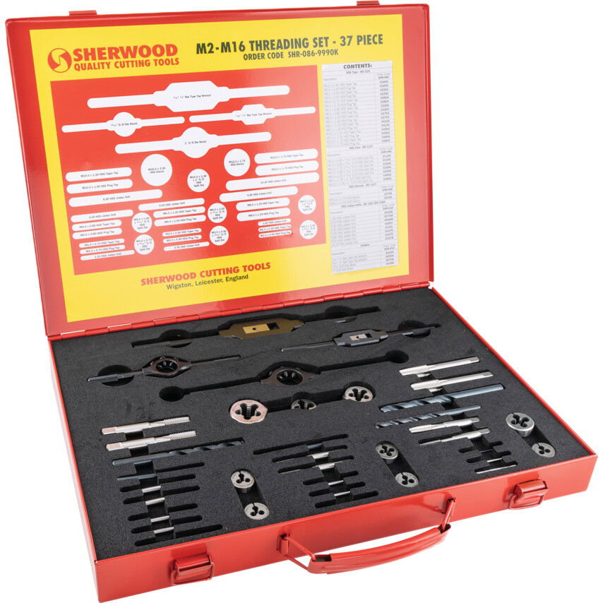 Sherwood M2-M16 37 DB-OS HSS MENETSZERSZÁM KÉSZLET termék fő termékképe