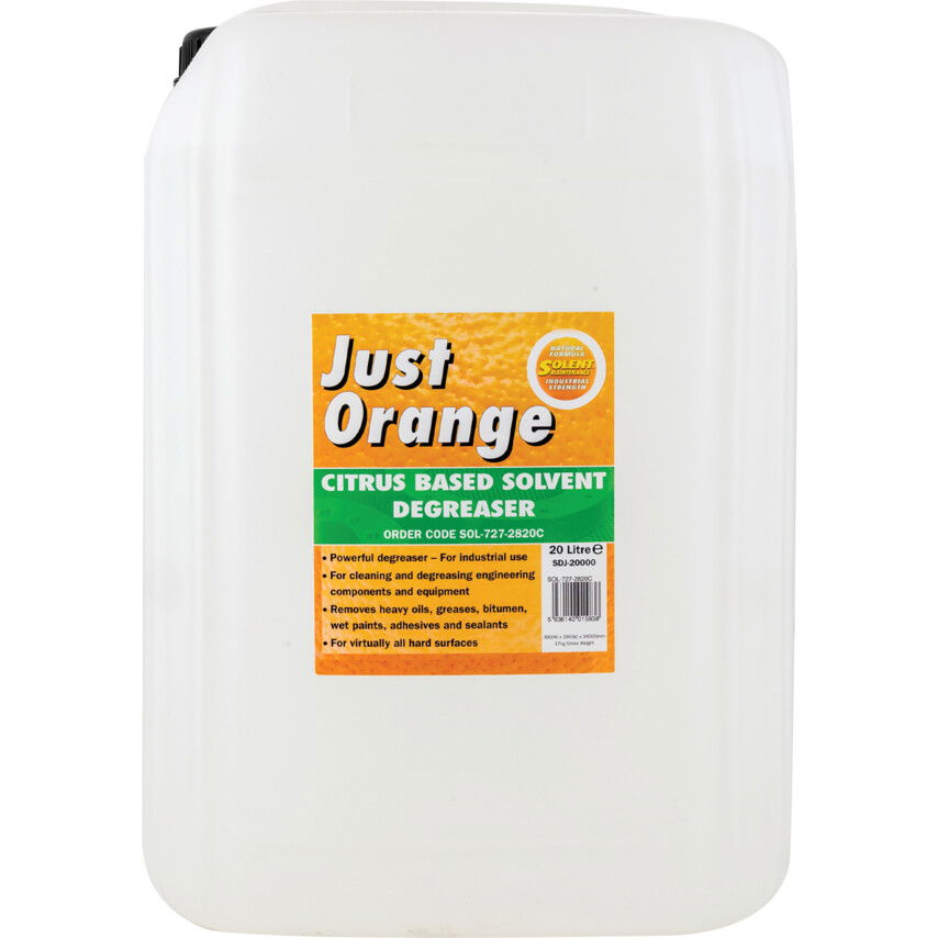 Solent Maintenance JUST NARANCS CITRUS ALAPÚ OLDÓSZERES ZSÍRTALANÍTÓ 20 L termék fő termékképe