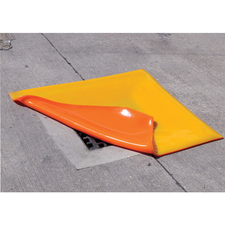 Solent Spill Control CSATORNAFEDŐ - POLIURETÁN 46X46CM NARANCS termék fő termékképe