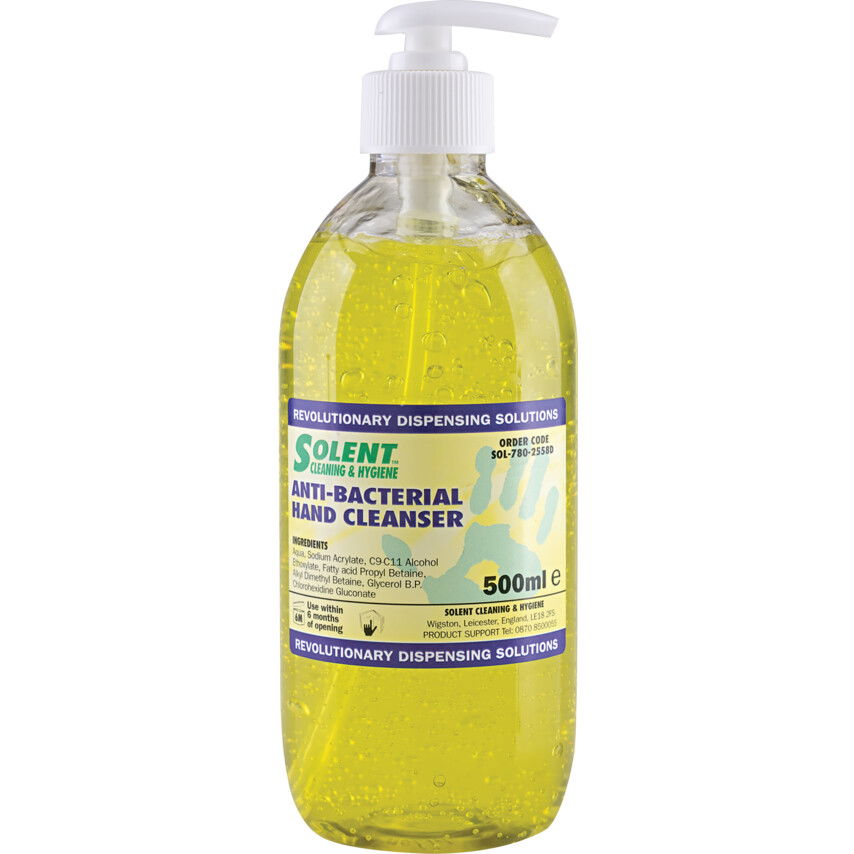 Solent Cleaning ANTIBAKTERIÁLIS SZAPPAN 500ML PUMPÁS termék fő termékképe