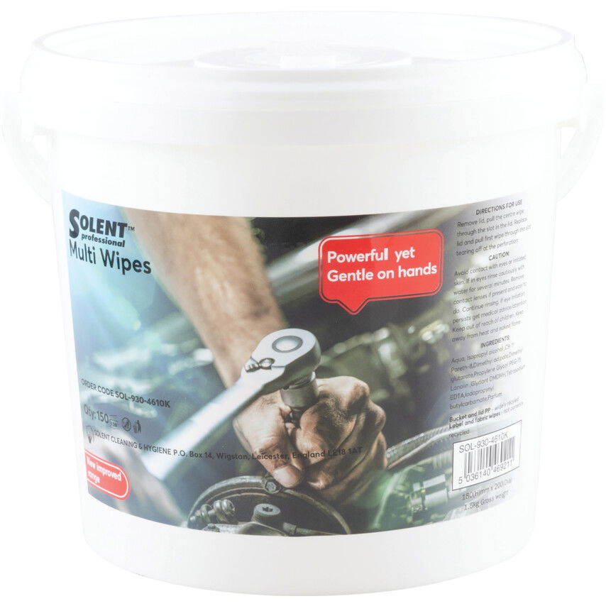 Solent Cleaning UNIVERZÁLIS KÉZ- ÉS FELÜLETTÖRLŐ KENDŐ (150 DB/DOBOZ) termék fő termékképe