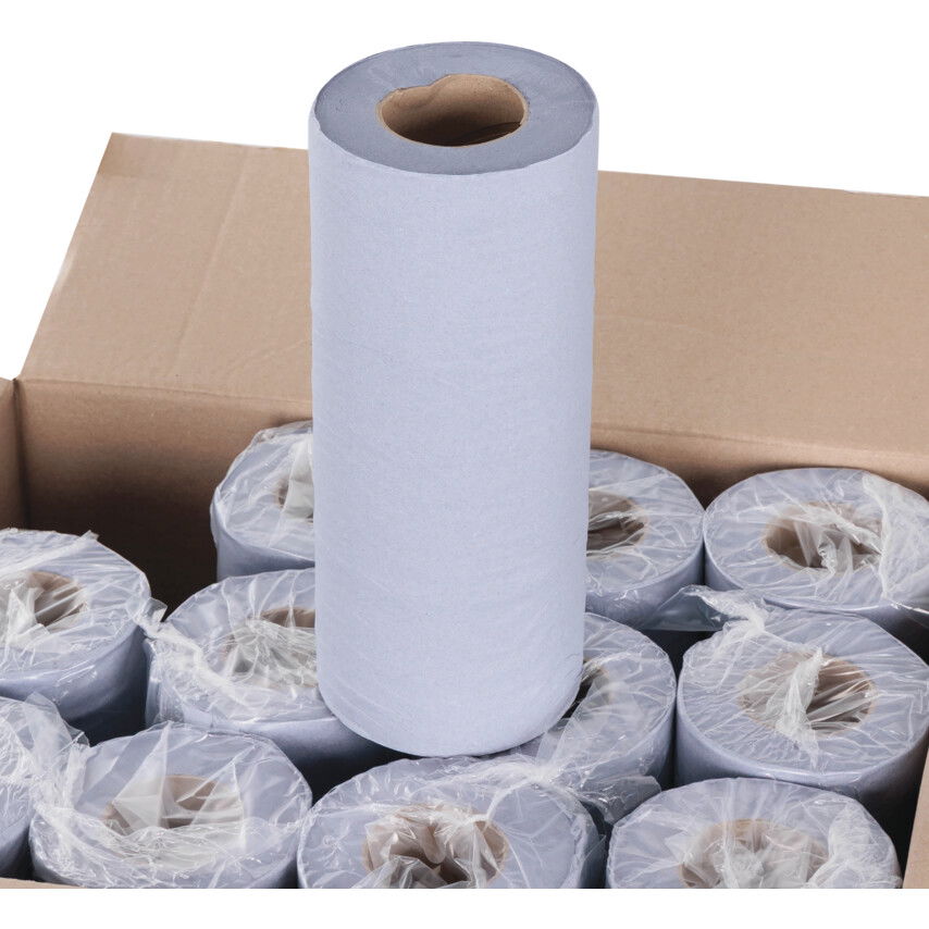 Solent Cleaning SHR2550-2B KÉK 2 RÉTEGŰ IPARI TÖRLŐKENDŐ TEKERCS (18 DB/CS) termék fő termékképe