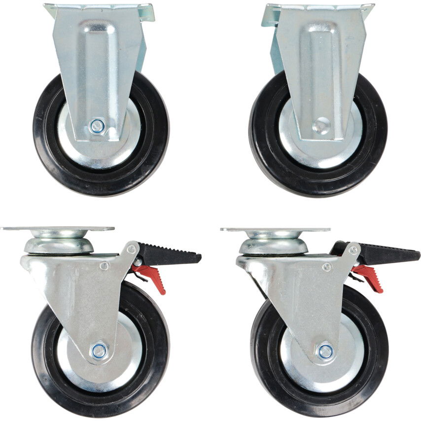 (Unbranded) 4 DB-OS KERÉKKÉSZLET SZEKRÉNYEKHEZ KENNEDY PRO SZEKRÉNYEKHEZ termék fő termékképe