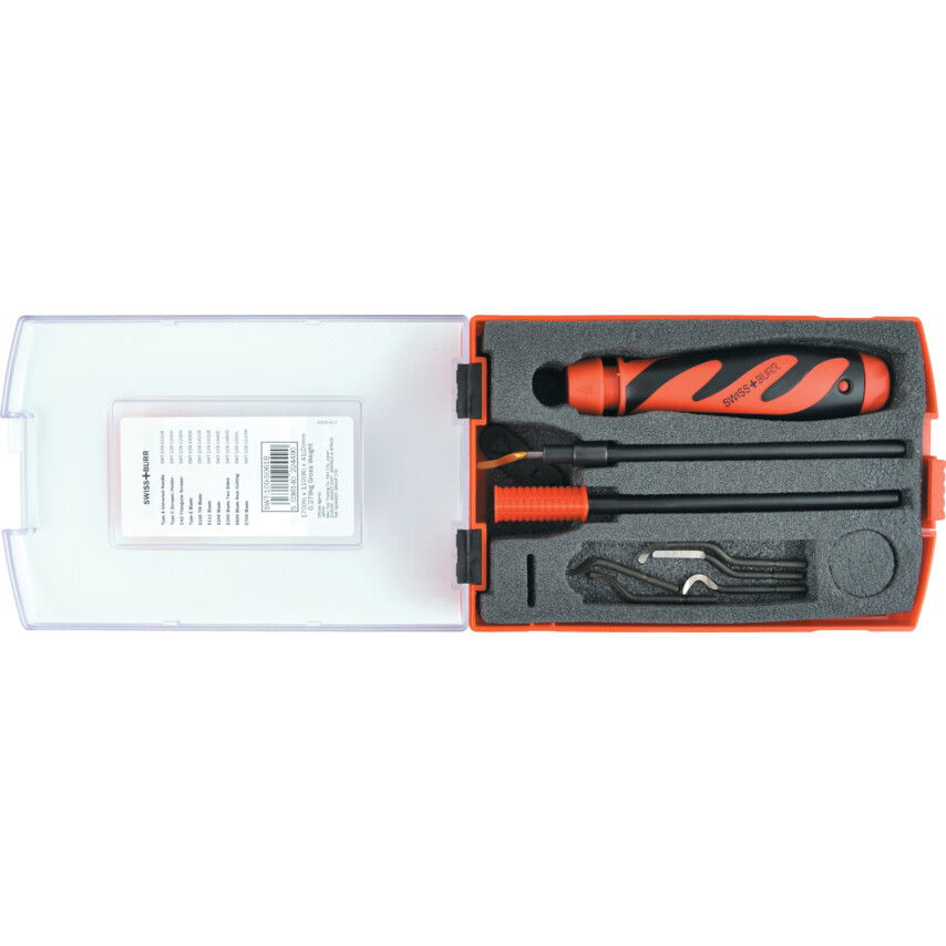 SwissBurr E ÉS C IPARI SORJÁZÓ ÉS KAPARÓ KÉSZLET 11 DARABOS termék fő termékképe