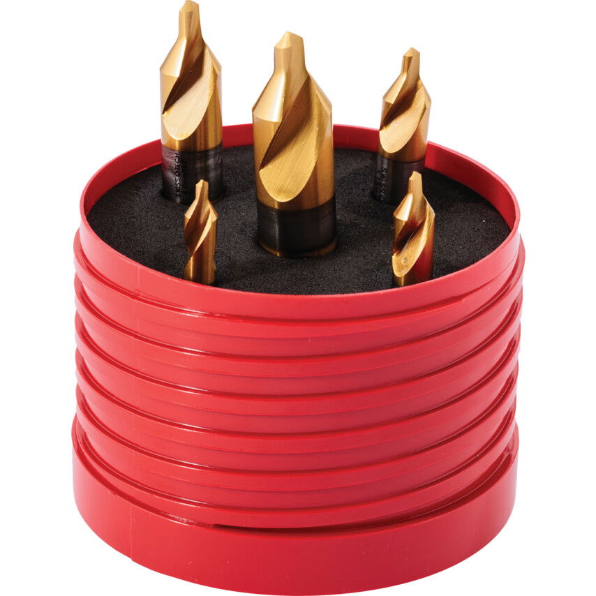 SwissTech 5 DB-OS KÖZPONTFÚRÓ KÉSZLET TIN HEGGYEK, 5 - 12.5MM termék fő termékképe