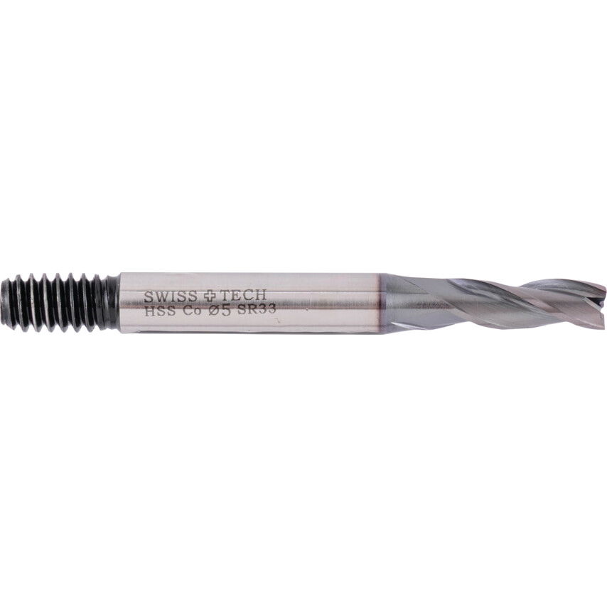 SwissTech 5.0 HAROMELU MENETESVEGU HSS-CO8% HOSSZLYUKMARO NORMAL SOROZAT TICN BEVONATTAL termék fő termékképe