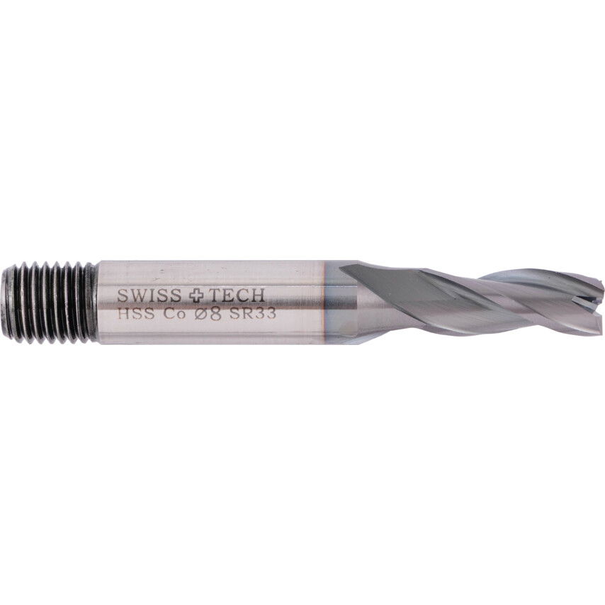 SwissTech 8.0 HAROMELU MENETESVEGU HSS-CO8% HOSSZLYUKMARO NORMAL SOROZAT TICN BEVONATTAL termék fő termékképe