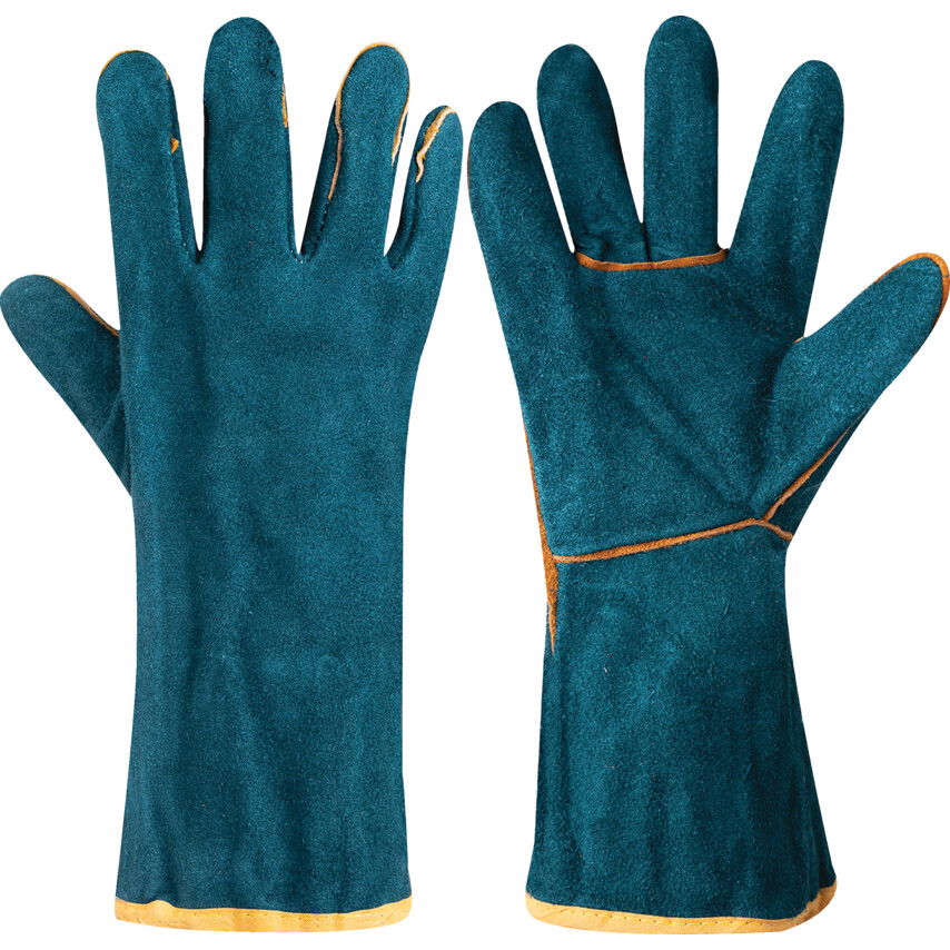 Tuffsafe BÉLELT HOSSZÚSZÁRÚ BŐR VÉDŐKESZTYŰ, PIROS termék fő termékképe