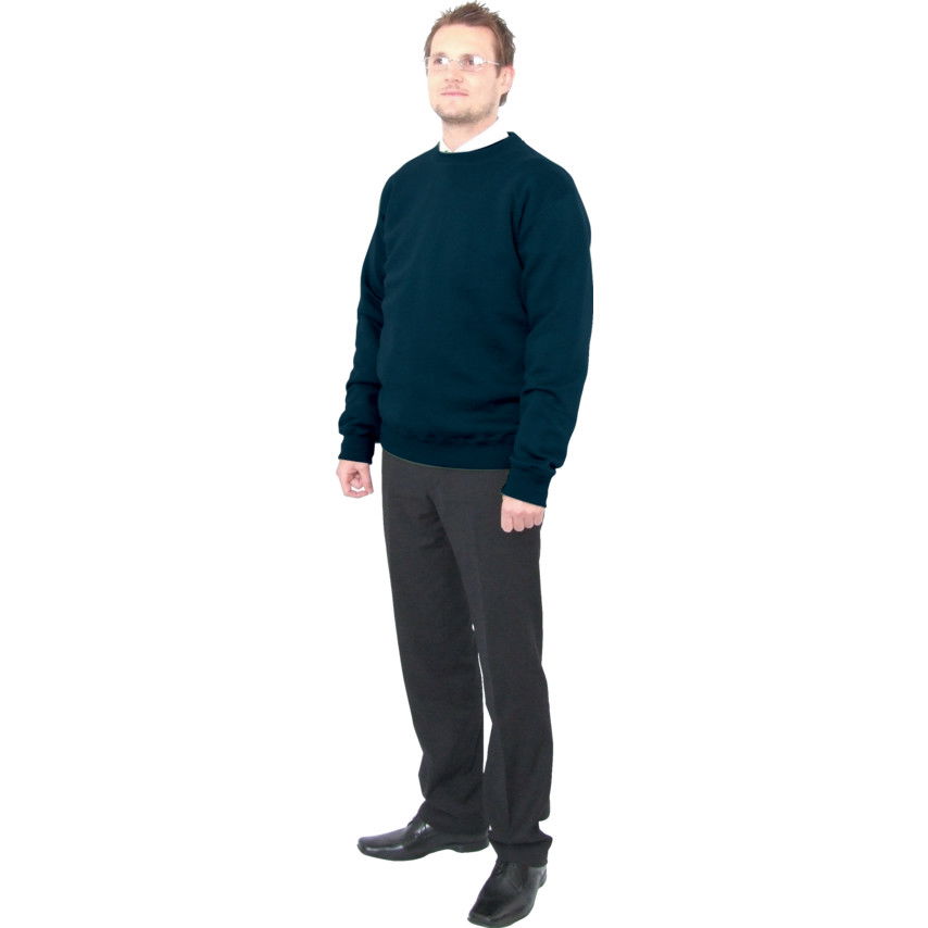 Tuffsafe SWEATSHIRT 300GSM 65/35 BLACK38/40" (M) termék fő termékképe
