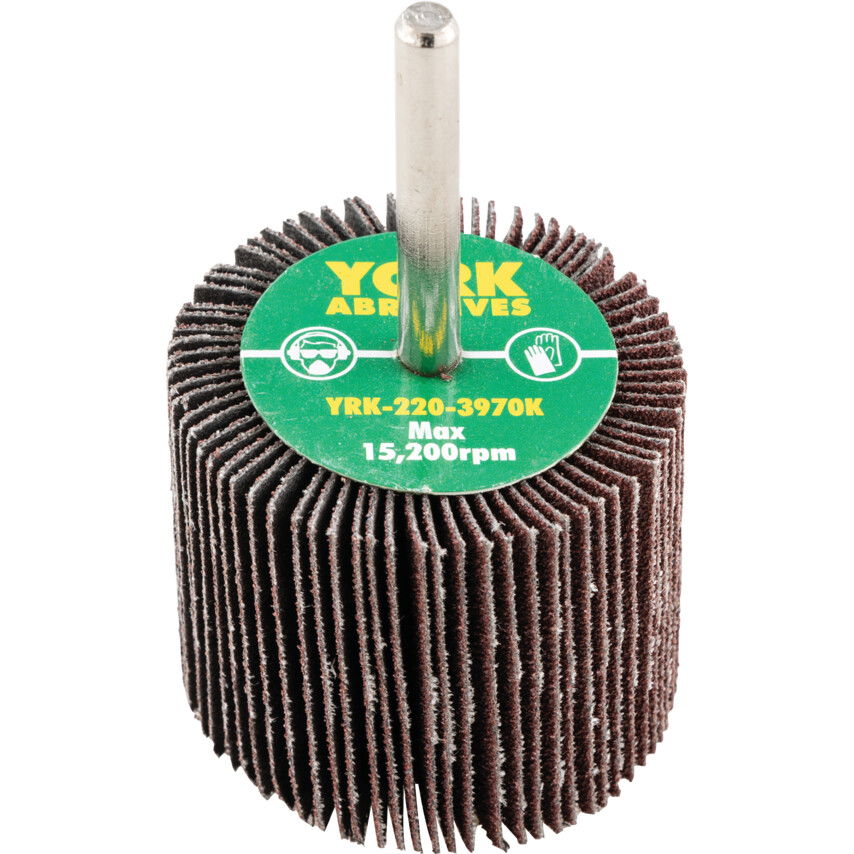 York 50X40MM AL-OX LAMELLÁS CSAPOS CSISZOLÓKORONGP80-6MM SZÁRRAL termék fő termékképe