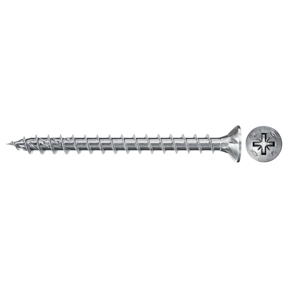 Fischer FPF II CZF 4.5 x 20 BC 1000 süllyesztett fejű, kékre horganyzott végigmenetes csavar, PZ behajtással, 1000 db/csomag termék fő termékképe