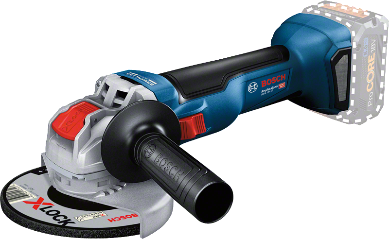 Bosch GWX 18V-10 X-LOCK akkus szénkefe nélküli sarokcsiszoló (akku és töltő nélkül) termék fő termékképe