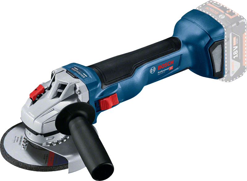Bosch GWS 18V-10 akkus sarokcsiszoló (akku és töltő nélkül, Ø125 mm) termék fő termékképe