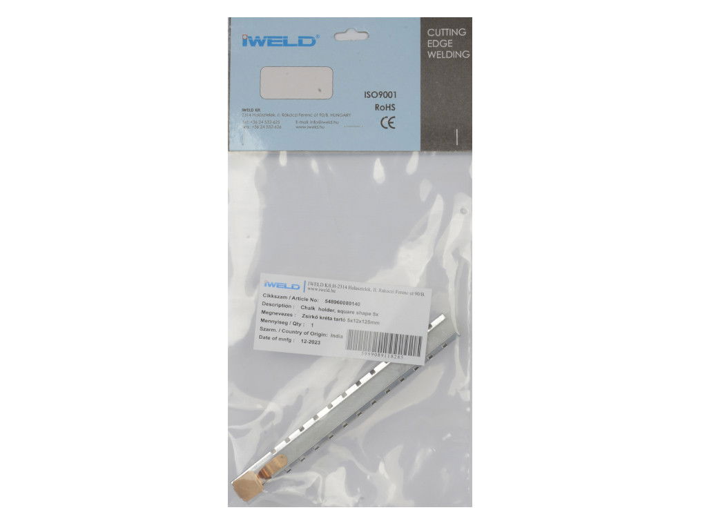 IWELD Zsírkő kréta tartó,négyzet alakú 5x12x125mm termék fő termékképe