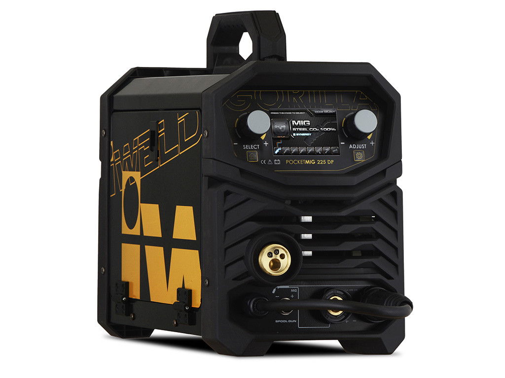 IWELD GORILLA POCKETMIG 225 Double Pulse hegesztő inverter termék fő termékképe