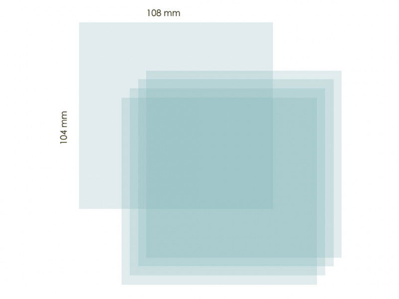 IWELD FALCON 5.5 belső védőplexi 109x105mm termék fő termékképe