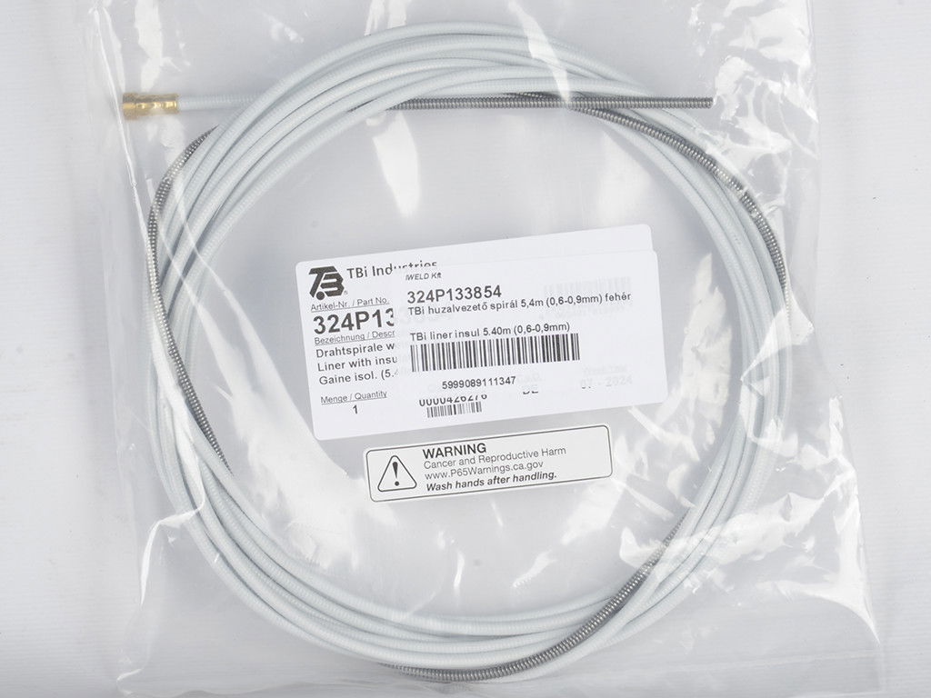 IWELD TBi huzalvezető spirál 5,4m (0,6-0,9mm) fehér termék fő termékképe
