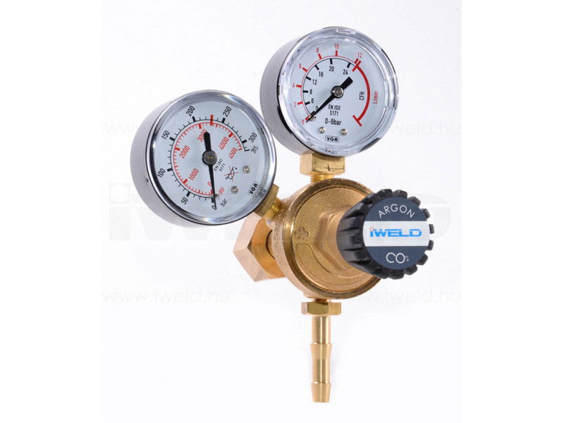 IWELD MINIREG CO2 nyomáscsökkentő 230/22L 2 manom. termék fő termékképe