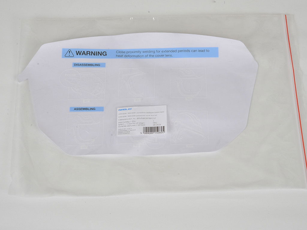 IWELD DEFENDER, TRIFENDER  panoráma védőplexi takaró fólia termék fő termékképe