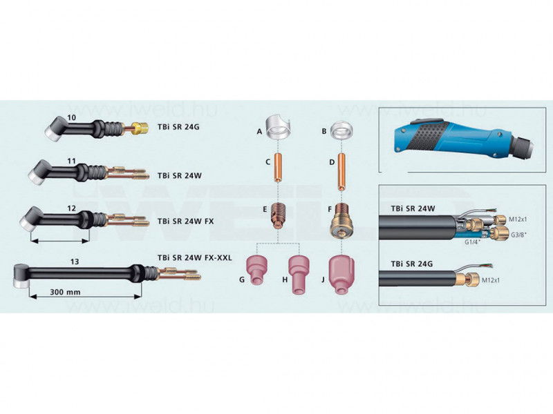 IWELD Plazmavágó fúvóka PT100 1,2mm 60-70A termék fő termékképe