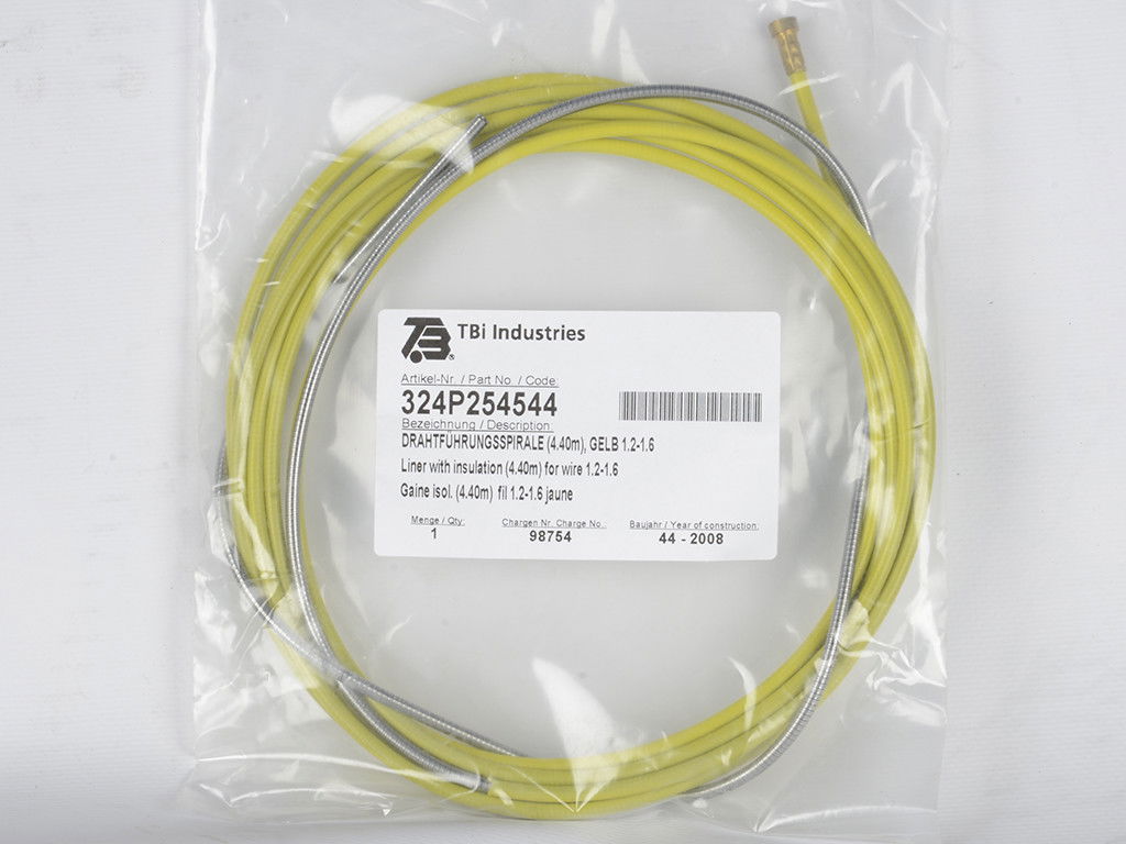 IWELD TBi huzalvezető spirál 4,4m (1,4-1,6) sárga termék fő termékképe