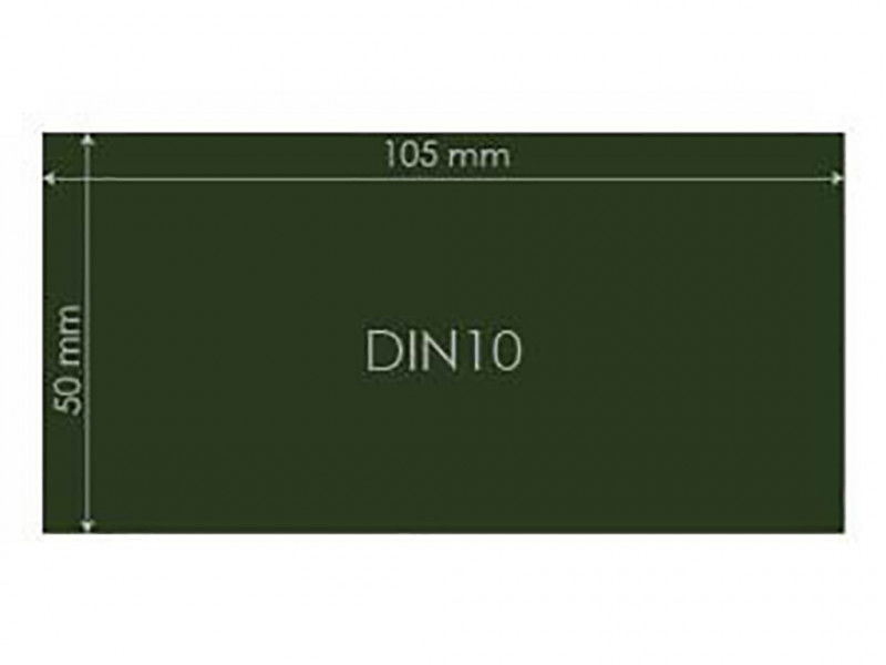 IWELD Védőüveg DIN10 50x100mm termék fő termékképe
