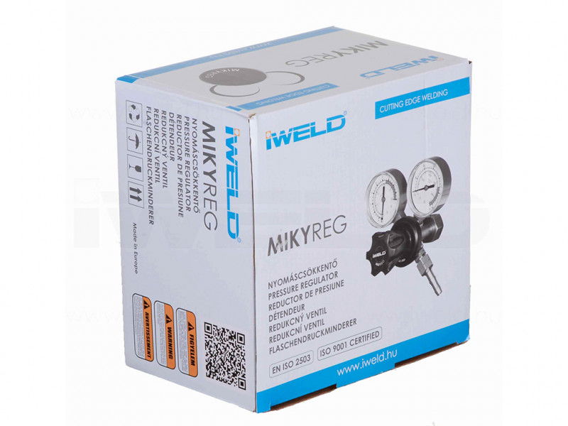IWELD MIKYREG Argon/Mix nyomáscsökkentő 230/22l/min G1/2" Jobb (H) termék fő termékképe