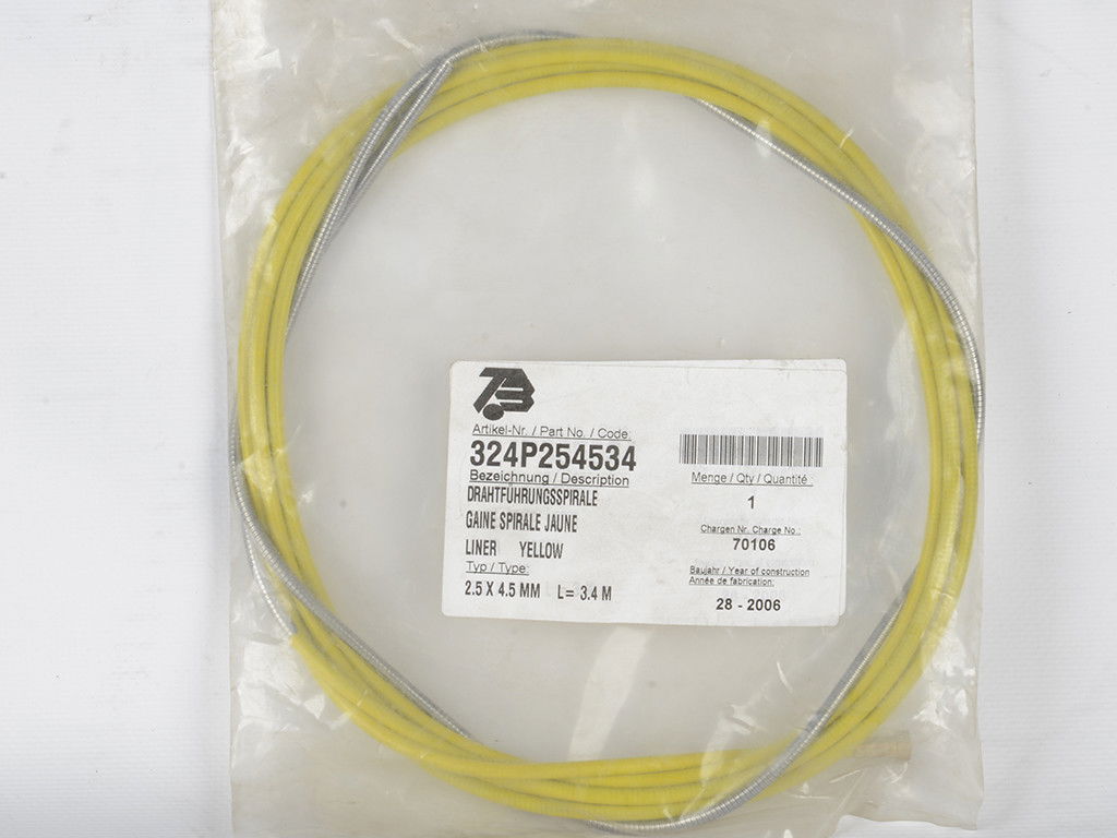 IWELD TBi huzalvezető spirál 3,4m (1,4-1,6) sárga termék fő termékképe