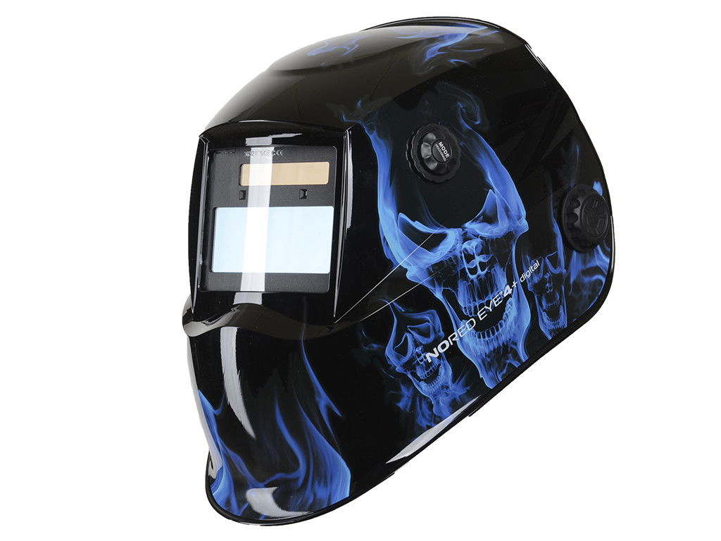 IWELD NORED EYE 4+ digital Automata hegesztő fejpajzs (kék-koponya) termék fő termékképe