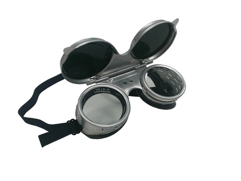 IWELD Lánghegesztő DIN5 védőszemüveg felnyitható fém termék fő termékképe