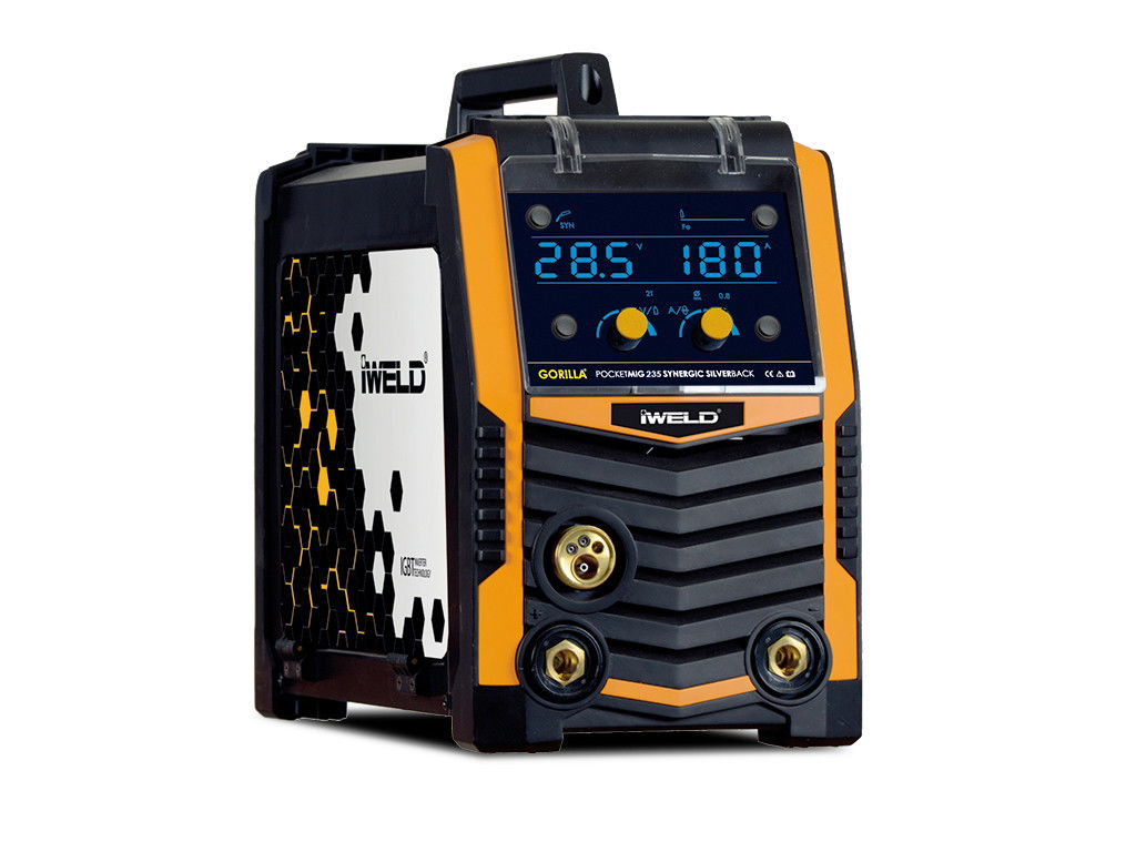 IWELD GORILLA POCKETMIG 235 SYNERGIC SILVERBACK hegesztő inverter termék fő termékképe