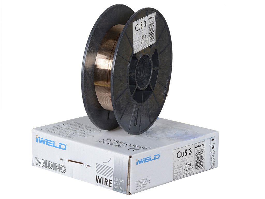 IWELD Hegesztő huzal Réz 0,8mm/2kg (CuSi3) DIN1733 termék fő termékképe